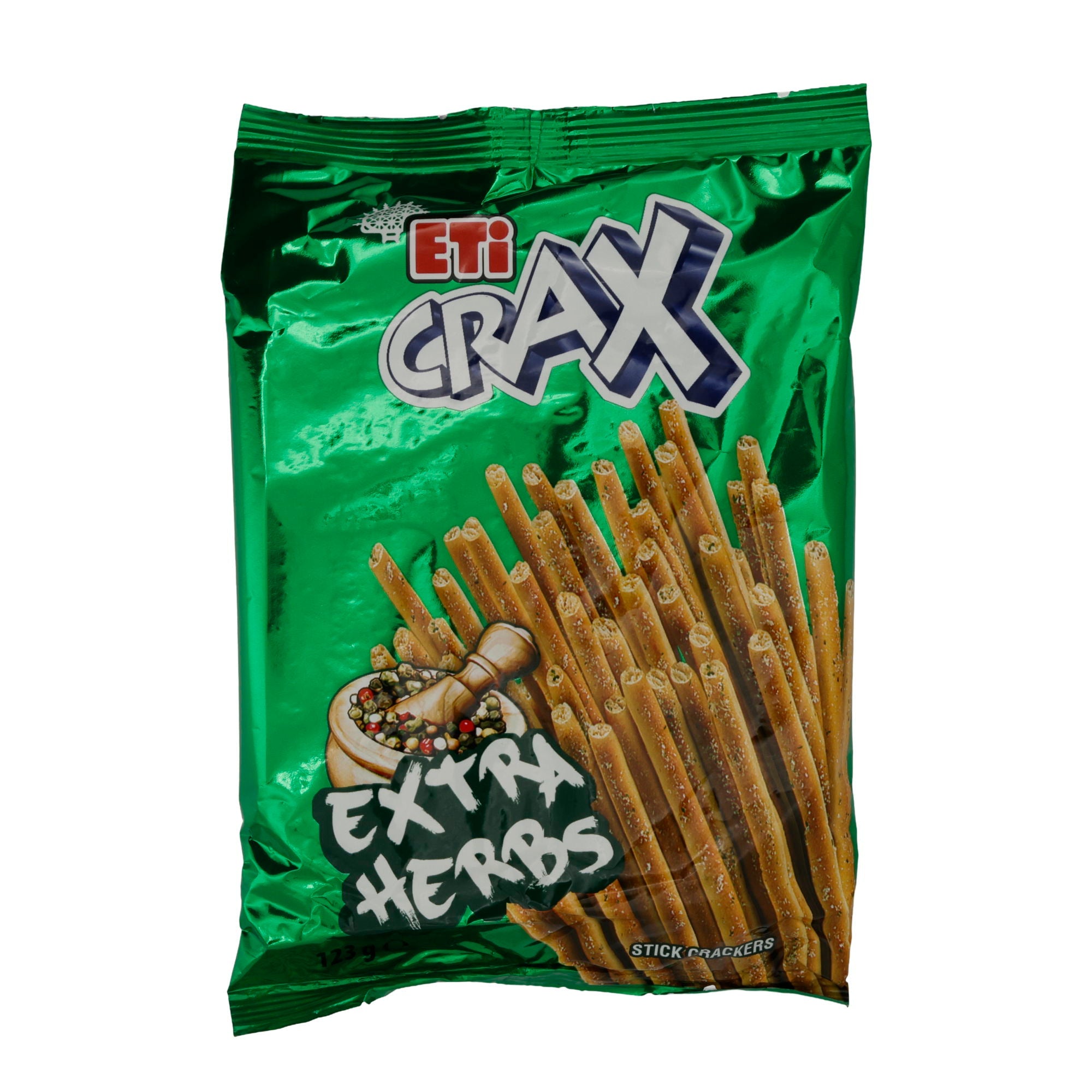 Kräcker Eti Crax Gong | Extra Herbs | knusprig mit extra Kräutern | 123 g ETI